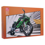 Stavebnica športová motorka 2304 ks. - zelená